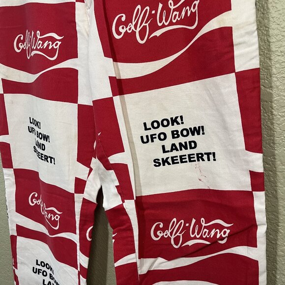 Golf Wang Coco Cola UFO Chino Pants Size 32 - Picture 4 of 11